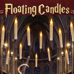 ORIENTAL CHERRY Halloween Decorations - Floating LED Candles with Remote